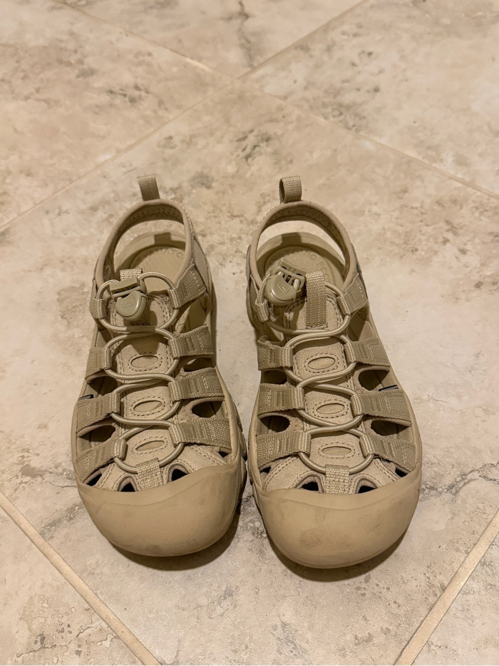 Keen Women's Closed-Toe Sport Sandals in Tan